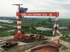 MEC250t- 60m Shipbuilding gantry crane